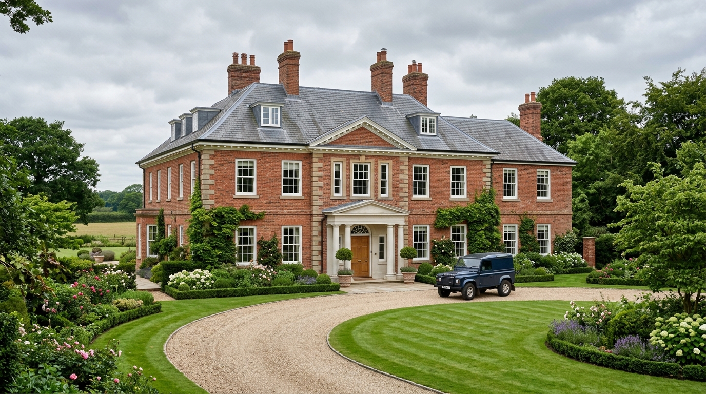 Georgian Red-Brick Country Estate