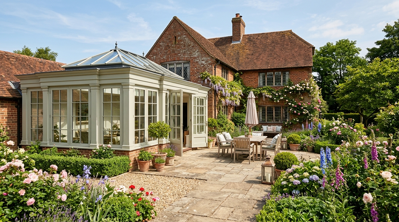 Heritage Timber & Glass Orangery Extension